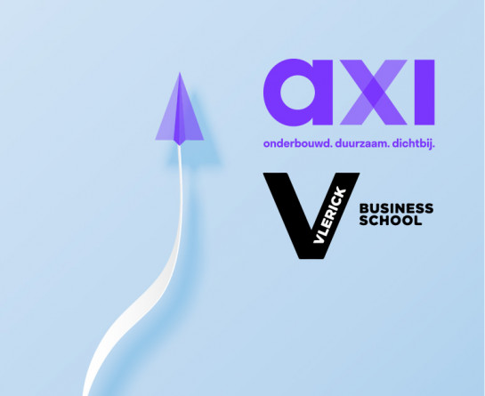 Pijl logo AXI Vlerick