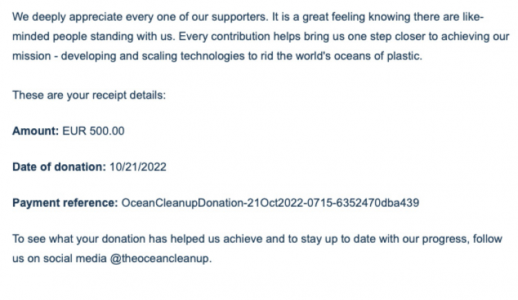 Proof The Ocean Cleanup
